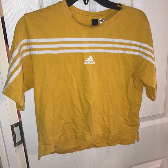 Adidas Yellow T-Shirt Size Small - Picture 1 of 1
